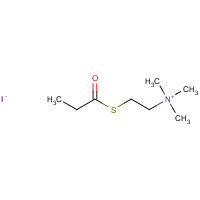 1866-73-5 trimethyl(2-propanoylsulfanylethyl)azanium;iodide chemical structure