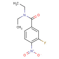 474020-75-2 N,N-diethyl-3-fluoro-4-nitrobenzamide chemical structure