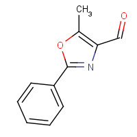 70170-23-9 5-methyl-2-phenyl-1,3-oxazole-4-carbaldehyde chemical structure