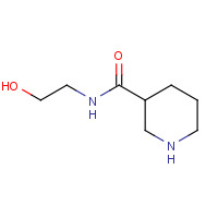 496057-54-6 N-(2-hydroxyethyl)piperidine-3-carboxamide chemical structure