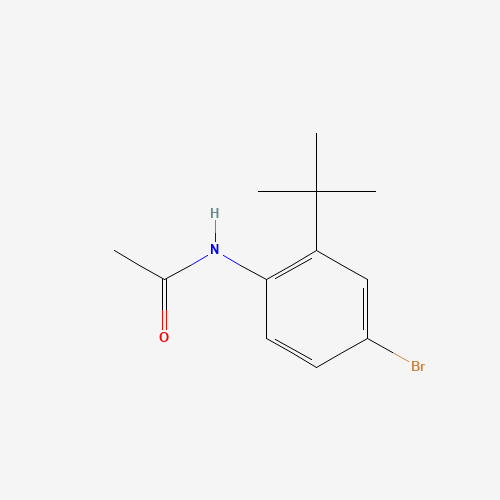 73621-42-8 N-(4-bromo-2-tert-butylphenyl)acetamide chemical structure