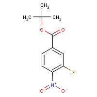 157665-52-6 tert-butyl 3-fluoro-4-nitrobenzoate chemical structure