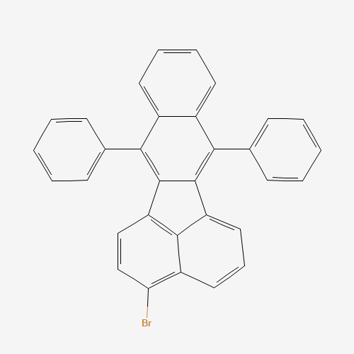 187086-32-4 3-bromo-7,12-diphenylbenzo[k]fluoranthene chemical structure