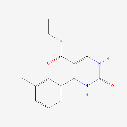 356773-71-2 ethyl 6-methyl-4-(3-methylphenyl)-2-oxo-3,4-dihydro-1H-pyrimidine-5-carboxylate chemical structure