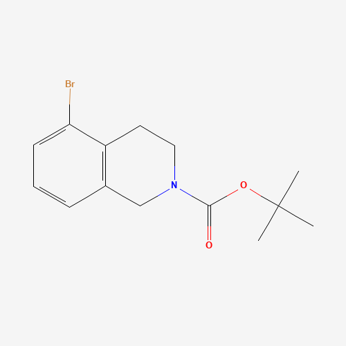 215184-78-4 tert-butyl 5-bromo-3,4-dihydro-1H-isoquinoline-2-carboxylate chemical structure