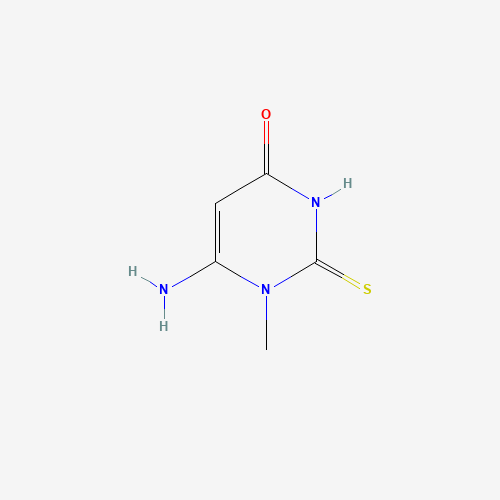 16837-08-4 6-amino-1-methyl-2-sulfanylidenepyrimidin-4-one chemical structure