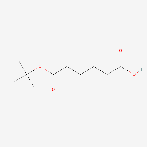 52221-07-5 6-[(2-methylpropan-2-yl)oxy]-6-oxohexanoic acid chemical structure