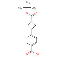 908334-10-1 4-[1-[(2-methylpropan-2-yl)oxycarbonyl]azetidin-3-yl]benzoic acid chemical structure
