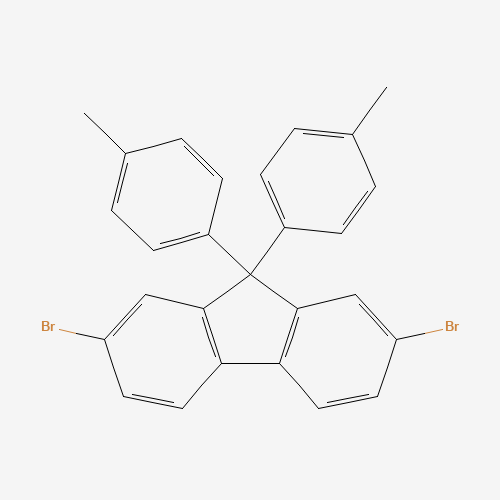 357645-37-5 2,7-dibromo-9,9-bis(4-methylphenyl)fluorene chemical structure