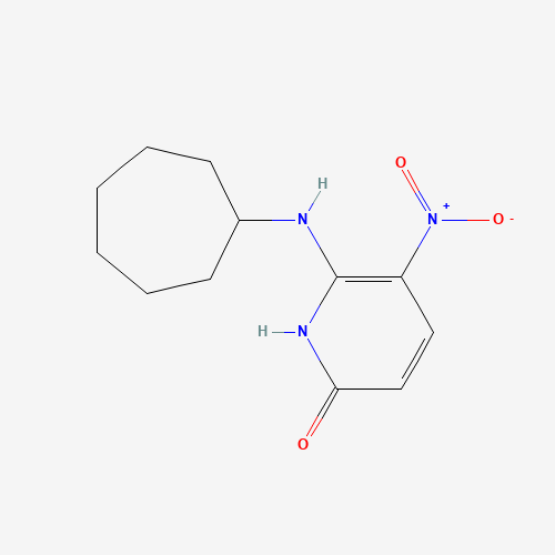 1217349-92-2 6-(cycloheptylamino)-5-nitro-1H-pyridin-2-one chemical structure