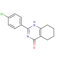 87753-17-1 2-(4-chlorophenyl)-5,6,7,8-tetrahydro-1H-quinazolin-4-one chemical structure