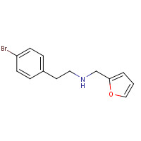 156391-40-1 2-(4-bromophenyl)-N-(furan-2-ylmethyl)ethanamine chemical structure