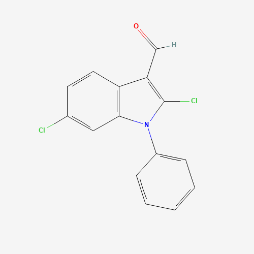 1174929-18-0 2,6-dichloro-1-phenylindole-3-carbaldehyde chemical structure
