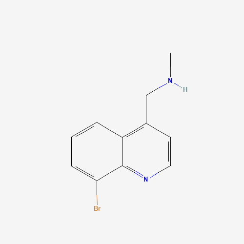 1190322-58-7 1-(8-bromoquinolin-4-yl)-N-methylmethanamine chemical structure