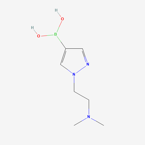 1086063-73-1 [1-[2-(dimethylamino)ethyl]pyrazol-4-yl]boronic acid chemical structure