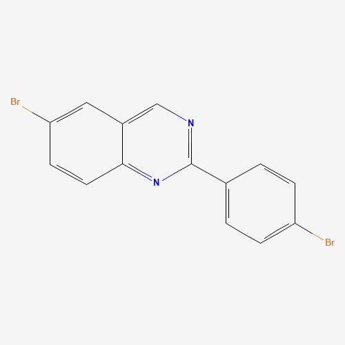 1228552-77-9 6-bromo-2-(4-bromophenyl)quinazoline chemical structure
