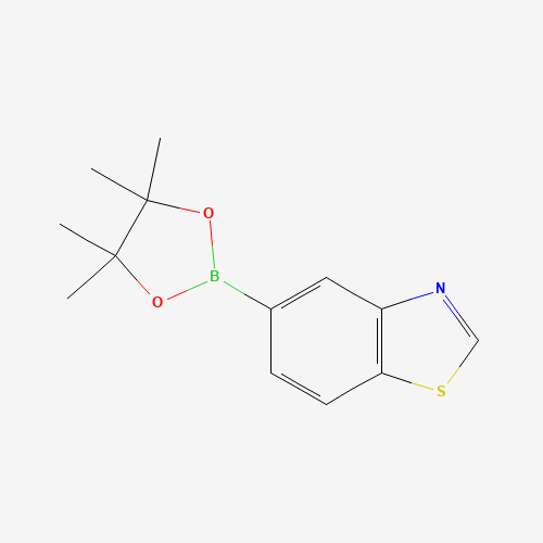 1073354-91-2 5-(4,4,5,5-tetramethyl-1,3,2-dioxaborolan-2-yl)-1,3-benzothiazole chemical structure