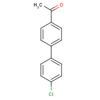 5002-07-3 1-[4-(4-chlorophenyl)phenyl]ethanone chemical structure