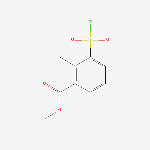 98812-46-5 methyl 3-chlorosulfonyl-2-methylbenzoate chemical structure