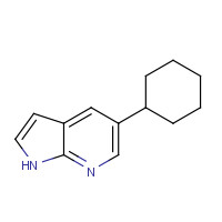 1046793-80-9 5-cyclohexyl-1H-pyrrolo[2,3-b]pyridine chemical structure