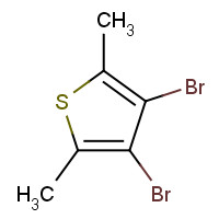 39129-54-9 3,4-dibromo-2,5-dimethylthiophene chemical structure