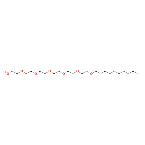 5168-89-8 2-[2-[2-[2-[2-(2-decoxyethoxy)ethoxy]ethoxy]ethoxy]ethoxy]ethanol chemical structure