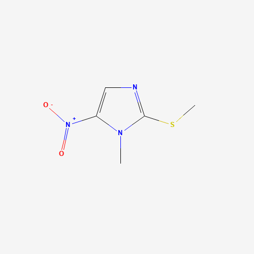 1615-41-4 1-methyl-2-methylsulfanyl-5-nitroimidazole chemical structure