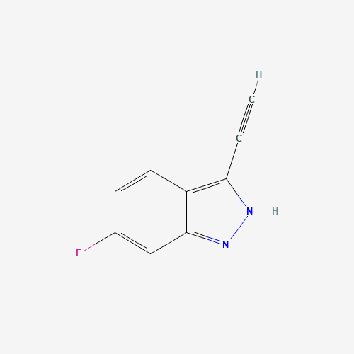 1383706-60-2 3-ethynyl-6-fluoro-2H-indazole chemical structure