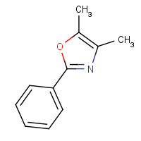 26028-53-5 4,5-dimethyl-2-phenyl-1,3-oxazole chemical structure