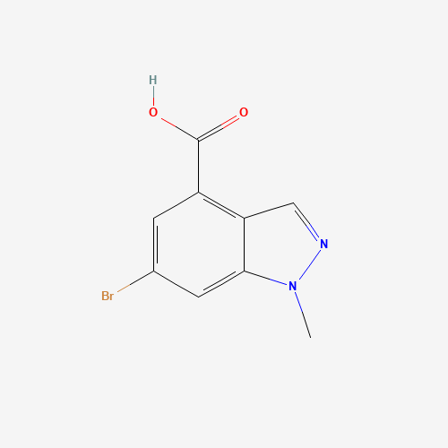 1245465-69-3 6-bromo-1-methylindazole-4-carboxylic acid chemical structure