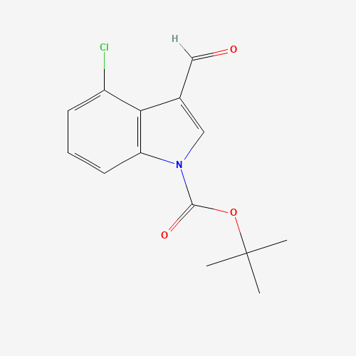 914349-00-1 tert-butyl 4-chloro-3-formylindole-1-carboxylate chemical structure