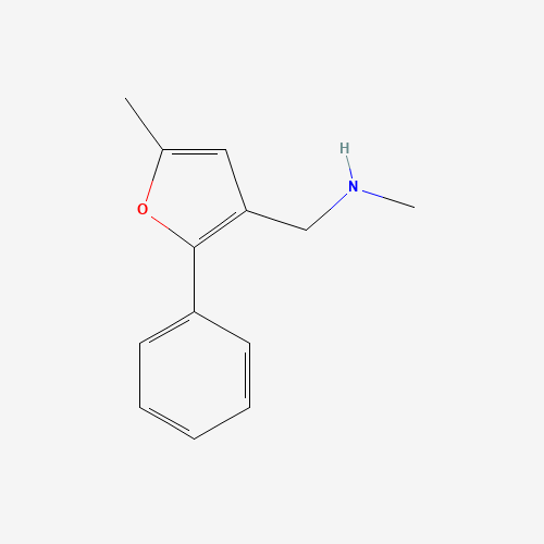 869901-18-8 N-methyl-1-(5-methyl-2-phenylfuran-3-yl)methanamine chemical structure