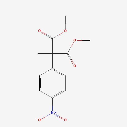 131675-32-6 dimethyl 2-methyl-2-(4-nitrophenyl)propanedioate chemical structure