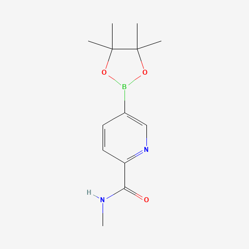 945863-21-8 N-methyl-5-(4,4,5,5-tetramethyl-1,3,2-dioxaborolan-2-yl)pyridine-2-carboxamide chemical structure