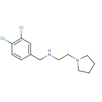 827326-63-6 N-[(3,4-dichlorophenyl)methyl]-2-pyrrolidin-1-ylethanamine chemical structure