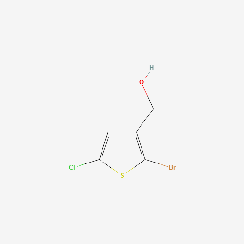 1014644-72-4 (2-bromo-5-chlorothiophen-3-yl)methanol chemical structure