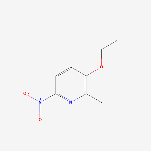 73101-78-7 3-ethoxy-2-methyl-6-nitropyridine chemical structure