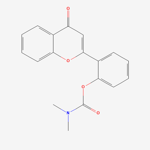 405216-83-3 [2-(4-oxochromen-2-yl)phenyl] N,N-dimethylcarbamate chemical structure