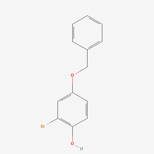 79352-66-2 2-bromo-4-phenylmethoxyphenol chemical structure