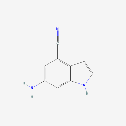 885518-24-1 6-amino-1H-indole-4-carbonitrile chemical structure