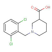 896051-74-4 1-[(2,6-dichlorophenyl)methyl]piperidine-3-carboxylic acid chemical structure