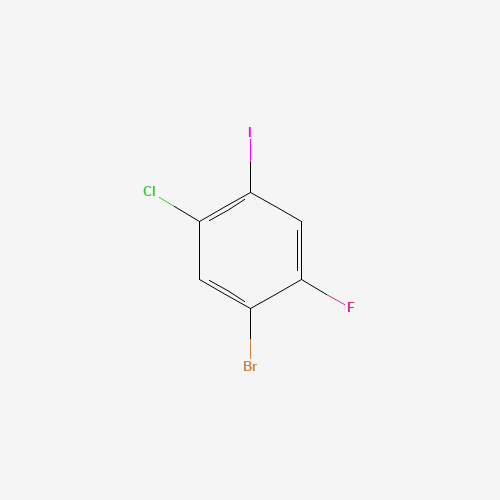 1000572-73-5 1-bromo-5-chloro-2-fluoro-4-iodobenzene chemical structure