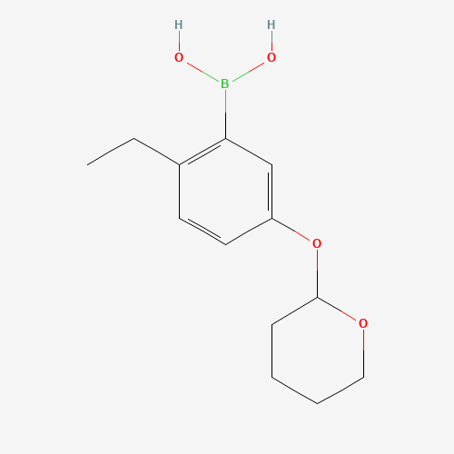 852946-95-3 [2-ethyl-5-(oxan-2-yloxy)phenyl]boronic acid chemical structure