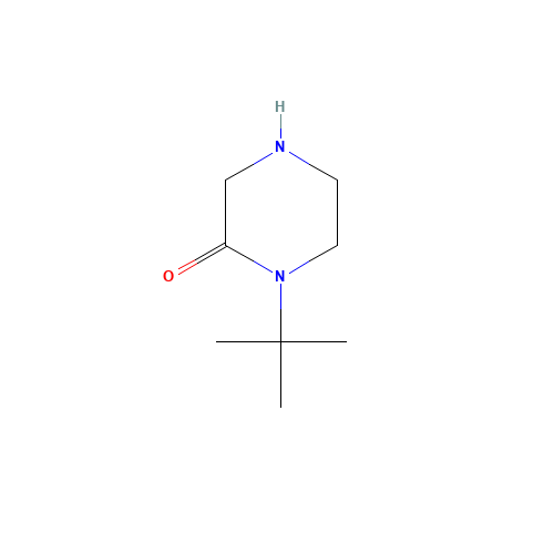 681483-76-1 1-tert-butylpiperazin-2-one chemical structure