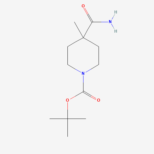 343788-67-0 tert-butyl 4-carbamoyl-4-methylpiperidine-1-carboxylate chemical structure