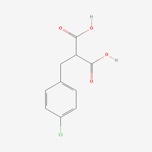 21405-64-1 2-[(4-chlorophenyl)methyl]propanedioic acid chemical structure
