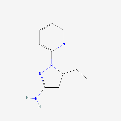 947139-91-5 3-ethyl-2-pyridin-2-yl-3,4-dihydropyrazol-5-amine chemical structure