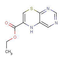 69785-97-3 ethyl 5H-pyrimido[4,5-b][1,4]thiazine-6-carboxylate chemical structure