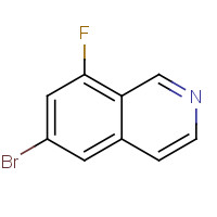 1258833-77-0 6-bromo-8-fluoroisoquinoline chemical structure