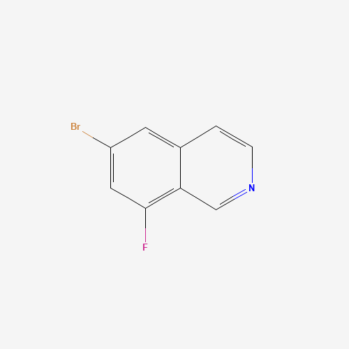 1258833-77-0 6-bromo-8-fluoroisoquinoline chemical structure